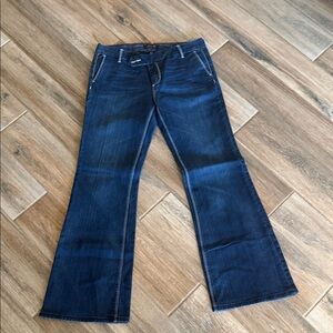 Seven7 Dark Blue Flare Jeans